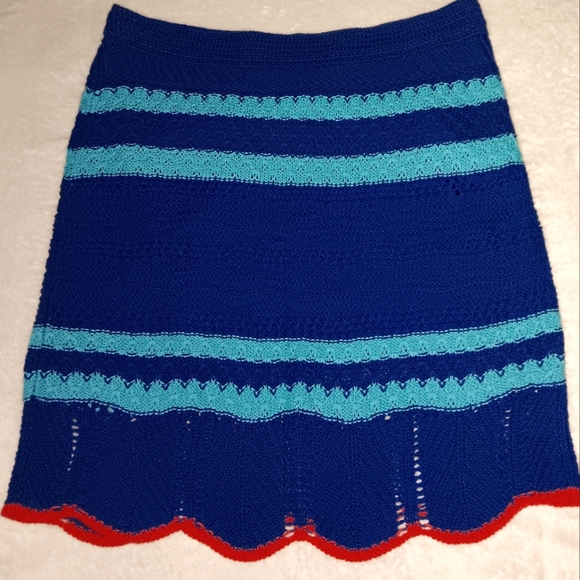 Rachel Roy + Seu Jorge, Casual Blue Skirt, Size M - Picture 2 of 4